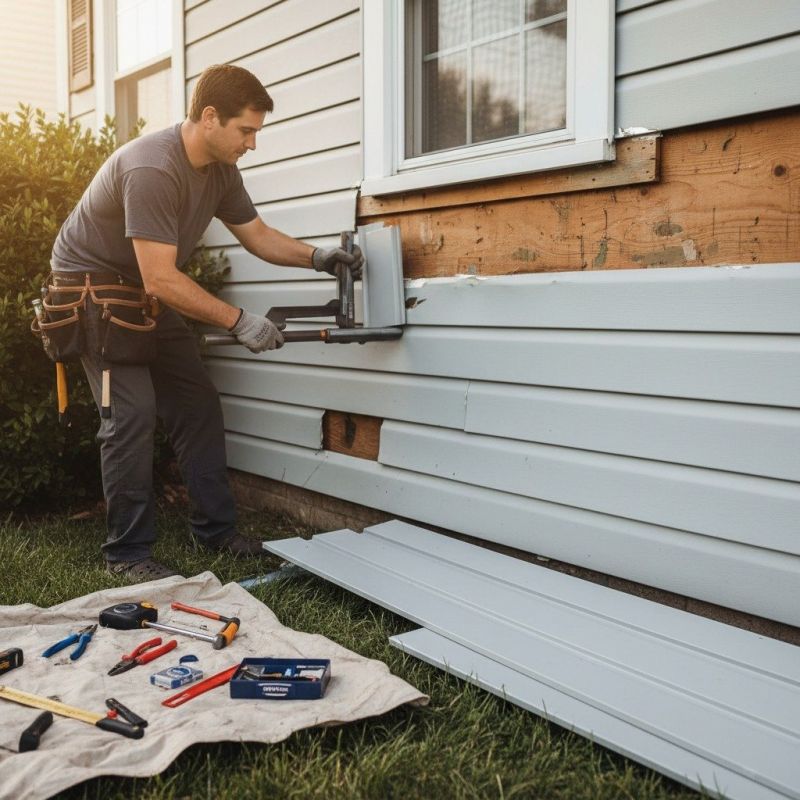 Local Aluminum Siding Repair pros at work